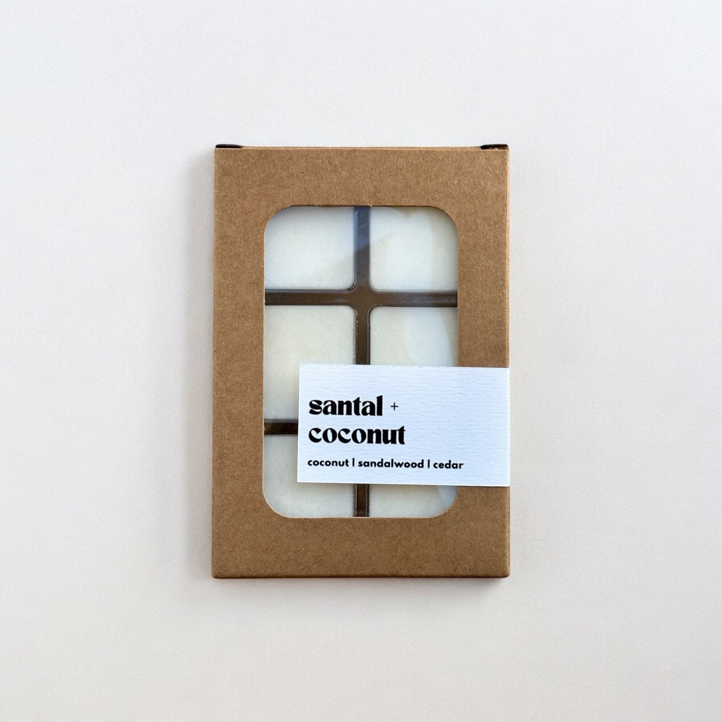 santal + coconut melts