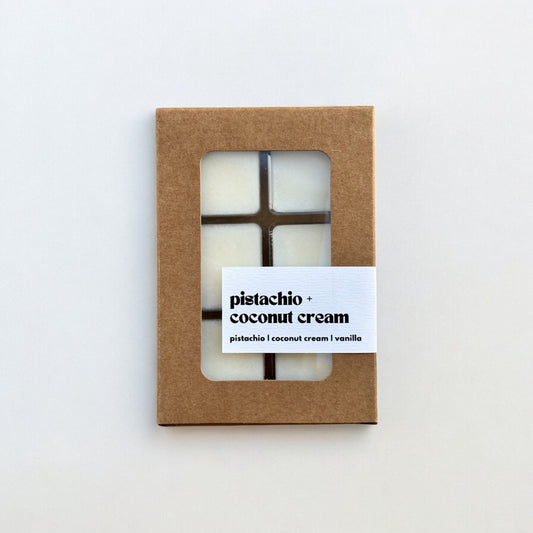 pistachio + coconut cream
